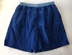 Vtg Adidas Nylon Swim Trunks Board Running Shorts Mesh Lining Mens Large - Picture 1 of 7