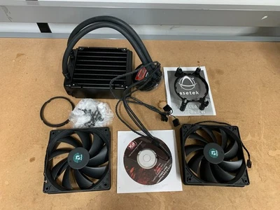 AMD FX-8150 Liquid Cooled CPU Cooler Fan and PC Fans....see photos. - Image 1 of 4