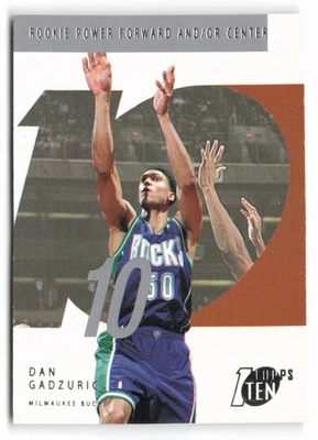 2002-03 Topps Ten #150 Dan Gadzuric Rookie Milwaukee Bucks RC - Image 1 of 2