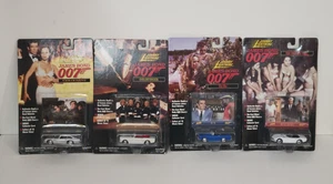 Johnny Lightening James Bond 007 Tarjetas de coches de fundición a presión VTG NUEVO Juego de 4 LEER DESCR - Imagen 1 de 24