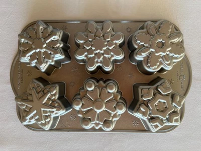 Nordic Ware Backform Schneeflocke Snowflake Weihnachten schwer beschichtet - Bild 1 von 4