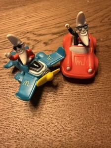 Mac Tonight Moon Man Plane And Car McDonalds 1988 Happy Meal Toys - Picture 1 of 6