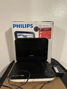 Philips Reproductor de DVD Portátil MP3 JPEG Dolby Pantalla de 7" PET741B/37 Completo Funciona - Imagen 1 de 10