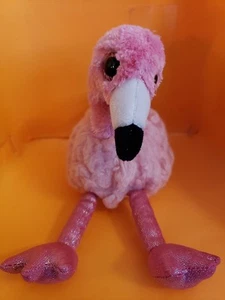 Peluche fenicottero rosa amici di Poopchi pupazzo dito peluche 8"!!! - Foto 1 di 10