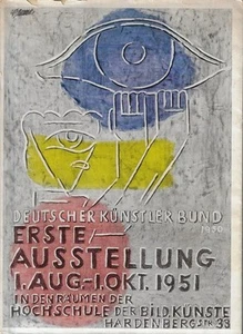 Deutscher Künstlerbund 1950. Erste Ausstellung I. Aug.- I. Okt. 1951 in den Räum - Imagen 1 de 1