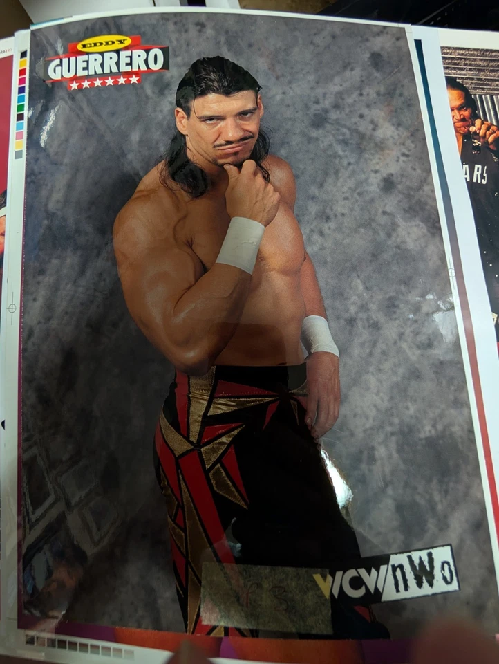 Уникальный плакат журнала WCW Эдди Герреро LWO WWE латиноамериканская жара - Изображение 1 из 1