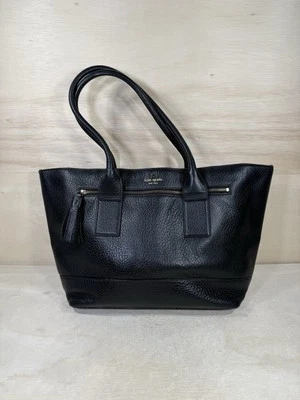 Bolso de Mano Kate Spade Southport Avenue Harmony Cuero Guijarro Negro (Manchas) Foto 1 de 4
