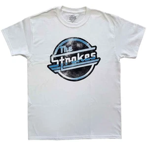 The Strokes T-Shirt OG Magna Logo Rock Official New White - Picture 1 of 4