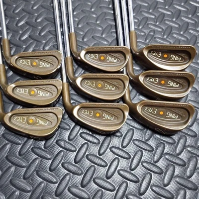PING Iron Set EYE2 Beryllium Copper 9pcs 3,4,5,6,7,8,9,W,S used - Image 1 of 4
