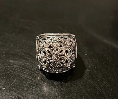 Stunning Konstantino 925 Silver Filigree Dome Statement Ring Women's Ring Size 7 - Image 1 of 4