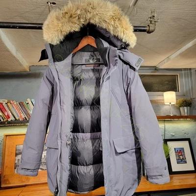 Triple F.A.T. Chaqueta Parka Goose Huron Gruesa 700 Relleno Artic Impermeable Hombres S Foto 1 de 4