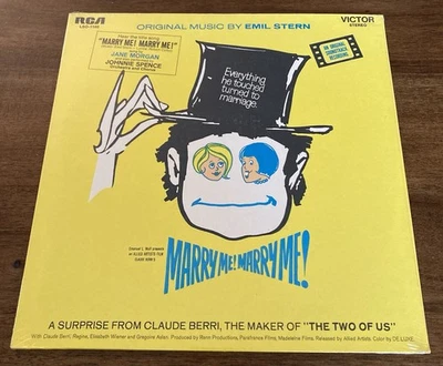 MARRY ME! MARRY ME! Original Soundtrack Recording, RCA LSO-1160 Vinyl LP SEALED - Image 1 of 2