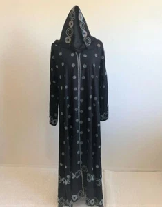 Dubai Abaya Dress Middle East Arabian Long Sleeve stone work Dress with Hijab - Picture 1 of 10