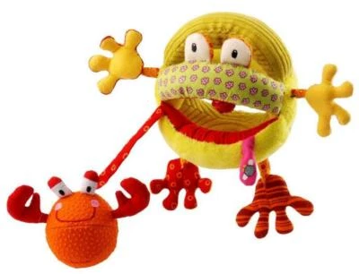 F - Doudou Eveil  d'Activités Hochet Crapaud Roméo   Lilliputiens - Photo 1/3