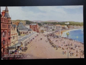 Isle of Man: Douglas, Harris & Central Promenade c1934 by Valentine's A.170 - Picture 1 of 2