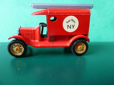 EFSI Ford Modell T 1919 „NEW YORK Feuerwehr“ mit Dachleiter unbespielt, neuwerti - Bild 1 von 4