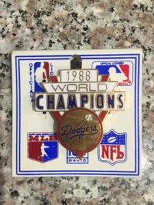 los angeles dodger pins 1988 World Champion - Picture 1 of 1