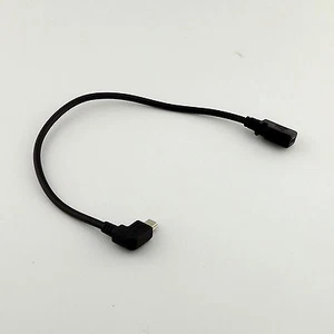 10x Mini USB 5Pin 90 Degree Left Angled Male to Female Extension Data Lead Cable - Picture 1 of 5