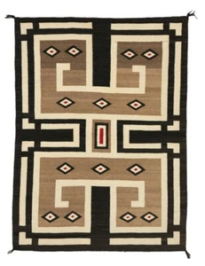 8x10 Handmade Navajo Rug Native American style Modern rug Free Shipping - Picture 1 of 1