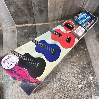 Kohala Tiki Series Ukulele - - Red - UKES - New Open Box - Image 1 of 4