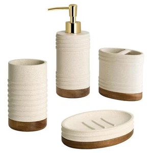 Juego de accesorios de baño Marson de 4 piezas - Imagen 1 de 7