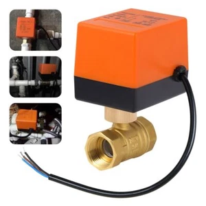 2-Wege 3/4" Zoll Zonenventil Kugelventil Umschaltventil Motorkugelhahn 230V DN20 - Bild 1 von 10