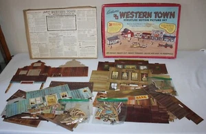 1950 C & B Western Town Miniature Motion Picture Playset - Picture 1 of 17