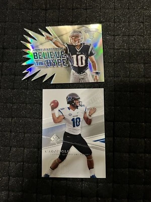 2014 Jimmy Garoppolo Rc card lot, 2014 prizm die cut holo, SP Authentic Raiders! - Image 1 of 2