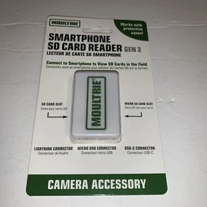 MOULTRIE® SMARTPHONE SD CARD READER Gen 3 MCA-13488 iPhone / Android Compatible - Picture 1 of 4