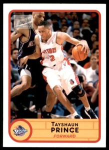 2003-04 Bazooka Gold Tayshaun Prince Detroit Pistons #49