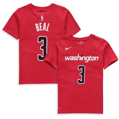 NUEVO CON ETIQUETAS Nike Washington Wizards Bradley Beal Camiseta Roja Talla L $30 Niños A4 Foto 1 de 4