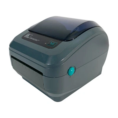 Zebra GK420d Desktop Direct Thermal Barcode Label Printer USB LAN No Adapter - Image 1 of 4