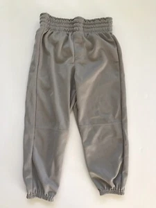 Baseball Knickers Pants Youth Small Alleson Athletic Gray Softball Elastic Waist - Bild 1 von 3
