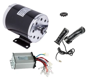 500W 24V electric scooter motor kit wBase+T8F Spk+Control reverse+Twist Throttle - Picture 1 of 17