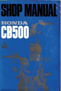 1971 Honda CB500 Repair Shop Manual - Picture 1 of 3