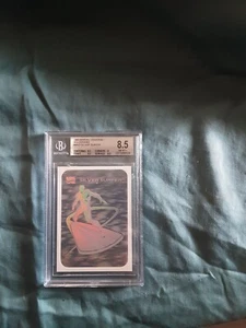 1990 Marvel universe holograms number MH3 silver surfer BGS 8.5 - Picture 1 of 7