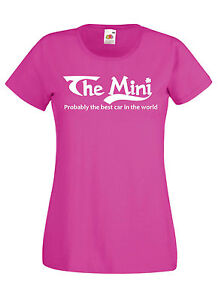Mini Best Car in World Ladies T Shirt classic bmw new mini cooper austin novelty