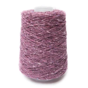 200G 80% LANA 20% FILATO DI NYLON 2,7NM FILO VIOLA MALVA DONEGAL F1494 - Foto 1 di 4