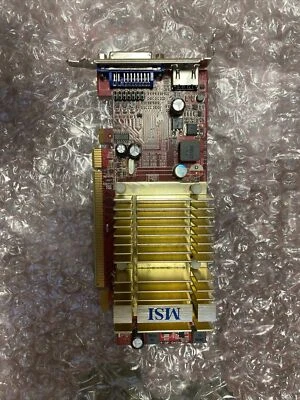 R4350-MD512H MSI ATI RADEON HD 4350 512MB 64-BIT HDMI VGA DVI DDR2 VC / A1-1 - Image 1 of 2