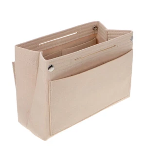 Cosmetic Bag Travel Flat Makeup Teacher Tote Felt Insert for Diaper - Picture 1 of 12