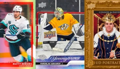 2023-24 Upper Deck Hockey Series 1 NHL Trading Cards Pick Your Own Singles - Image 1 of 2
