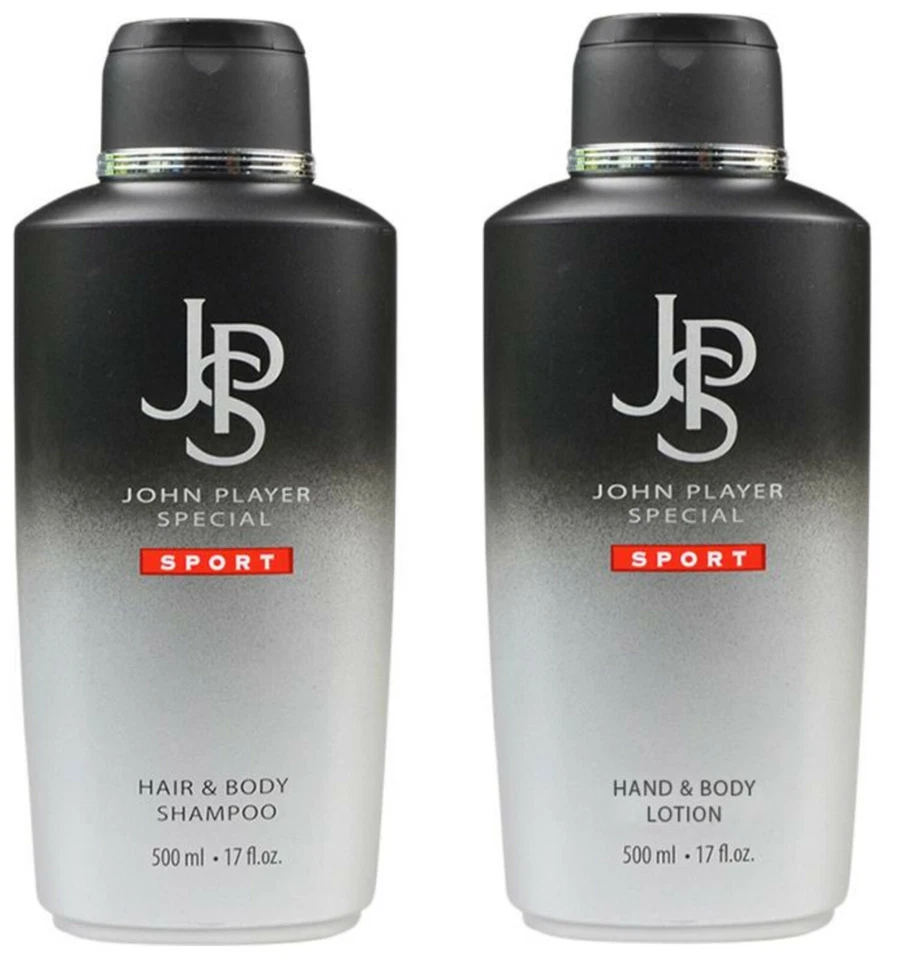 John Player Special SPORT Body Lotion & Duschgel Bundle - Sparsert 2 x 500 ml