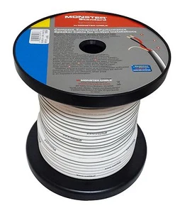 Monster Cable S16-2RCL Lautsprecherkabel CL3 in der Wand bewertet - 16 Stärke - 75 Fuß Länge - Bild 1 von 3