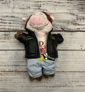 Biker Jones Dairy Farm Pig Stuffed Plush 2007 motorcycle Hog advertising LE - Imagen 1 de 5