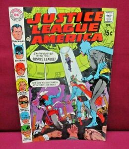 Feb, 1969 Dc Justice League Of America Comics No. 78, "Coming of The Doomsters"