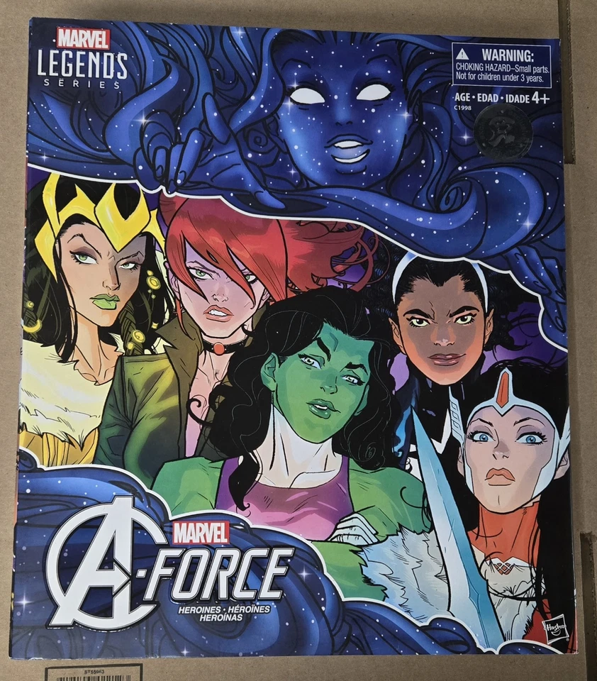 Marvel Legends A-FORCE 盒套装 ToysR'Us 独家 She-Hulk Loki Elsa Monica Sif — 第 1/4 张图片