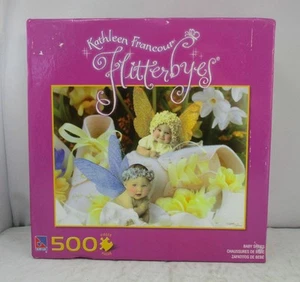Sure-Lox Flitterbyes "Baby Shoes" Kathy Francour 500 Piece 19" x 14" Puzzle NEW - Picture 1 of 3