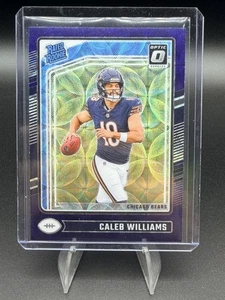 2024 Panini Donruss Optic Rated Rookie Caleb Williams #201 Blue Scope Prizm (RC) - Bild 1 von 2