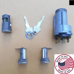 Usado 4 piezas Mopar 1969 puertas y cerraduras de encendido + interruptor 69 A carrocería B C carrocerías EE. UU. - Imagen 1 de 6
