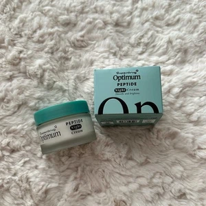 Optimum Peptides Face Night Cream 50ml full size NEW Smooths & Brightens - Picture 1 of 4